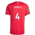 LFC VIRGIL 4 Mens 25-26 Home Jersey