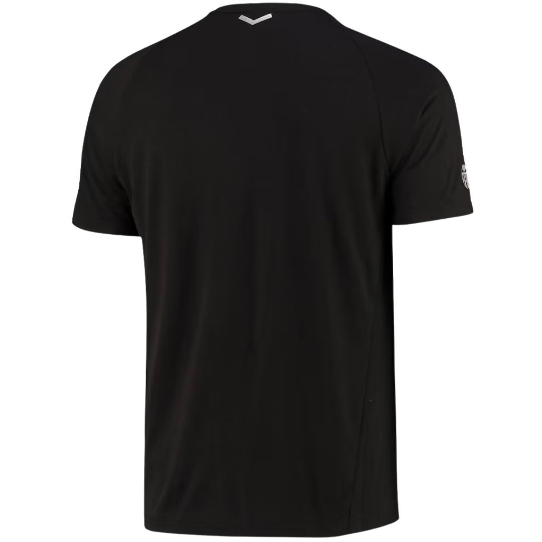 Valencia Casuals T-Shirt – Black 2024-25