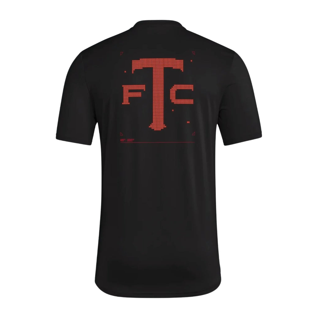 Toronto FC 2026 black travel shirt back view