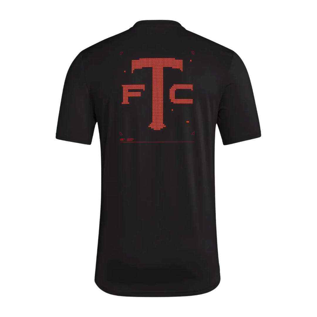 Toronto FC 2026 black travel shirt back view