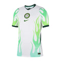 Nigeria 2026 away shirt front, white with green flames