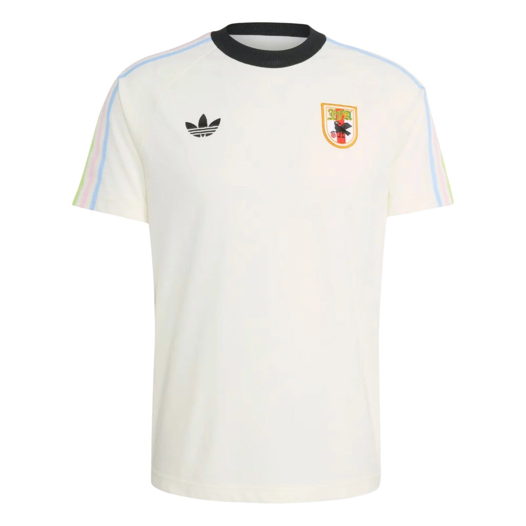 Japan 2026 cream travel shirt front with retro badge