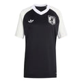 Japan 2026 pre-match away shirt front in black and white
