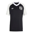 Japan 2026 pre-match away shirt front in black and white