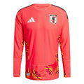 Japan 2026 red long sleeve goalkeeper shirt front