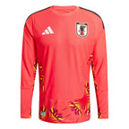 Japan 2026 red long sleeve goalkeeper shirt front