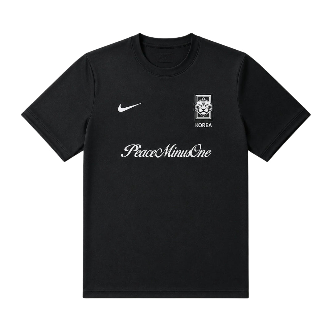 South Korea 2026 pre-match shirt front in black