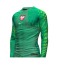 Poland 2026 green long sleeve goalkeeper shirt front