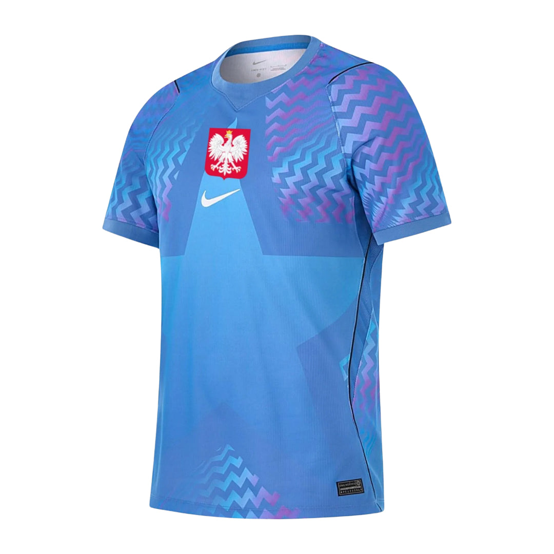 Poland 2026 blue goalkeeper shirt front