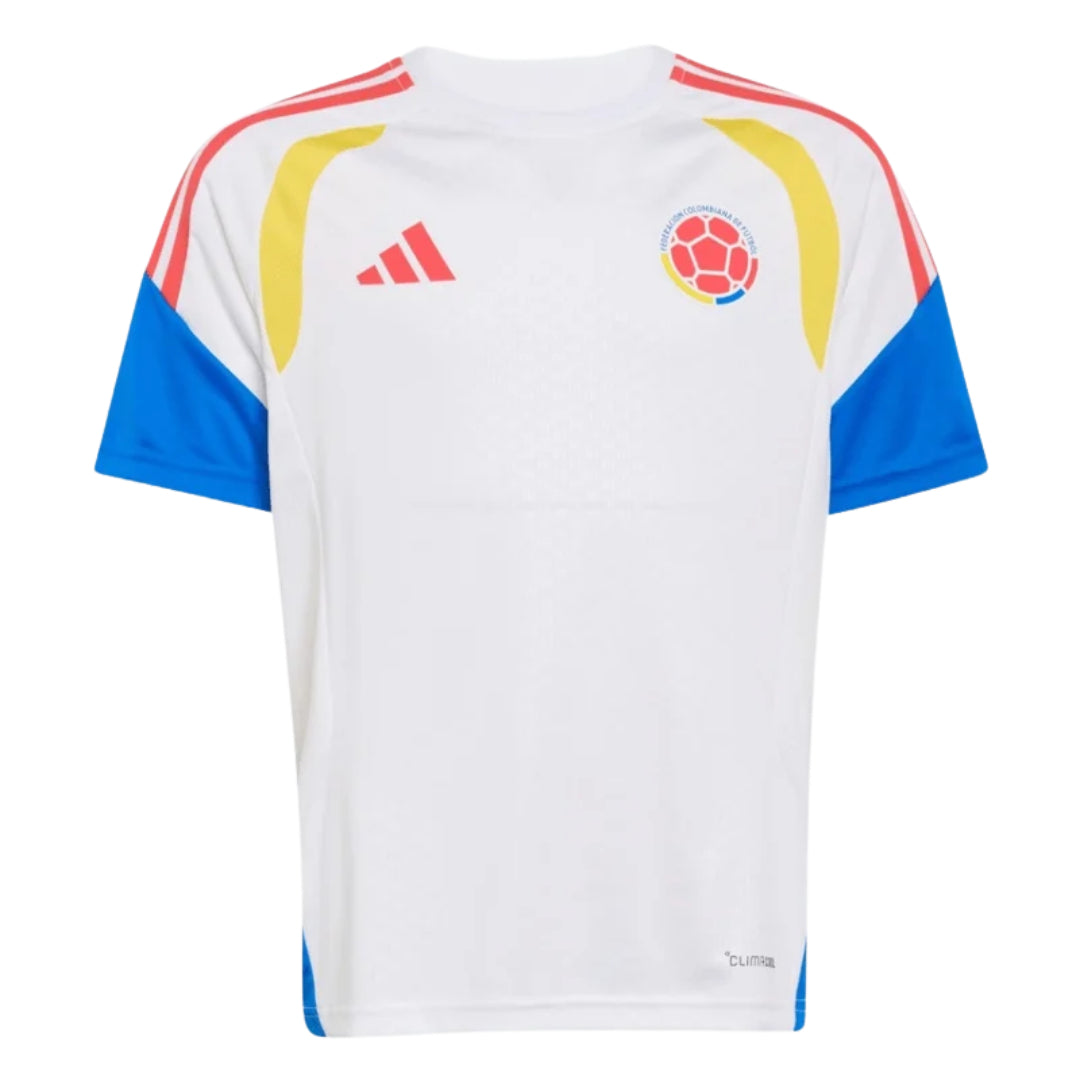 Colombia 2026 white training shirt front