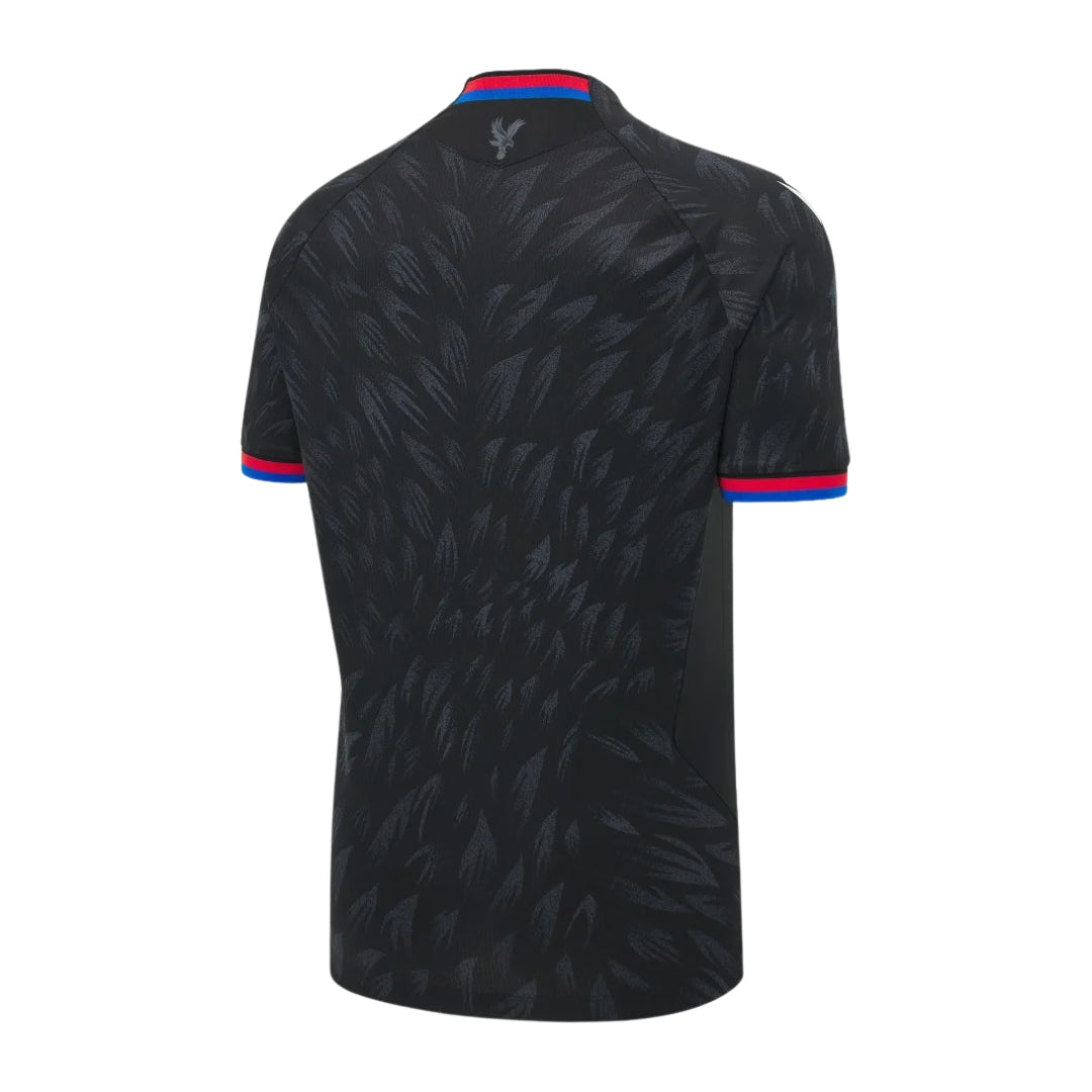 Crystal Palace 2026-27 away shirt back with feather print