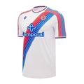 Crystal Palace 2026-27 home shirt front in white with red and blue sash