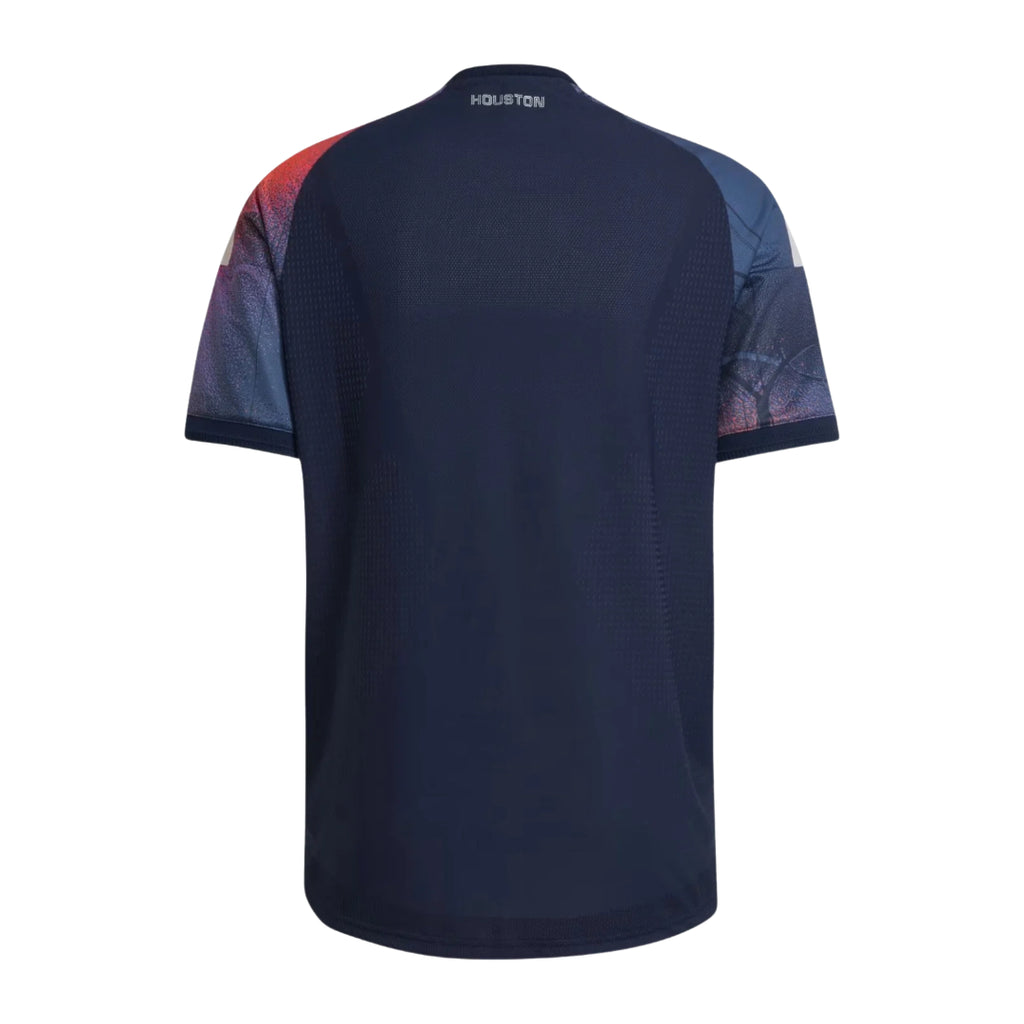 Houston Dynamo 2026 away shirt back view in navy