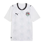 Egypt 2026 away shirt front, white with tonal pattern