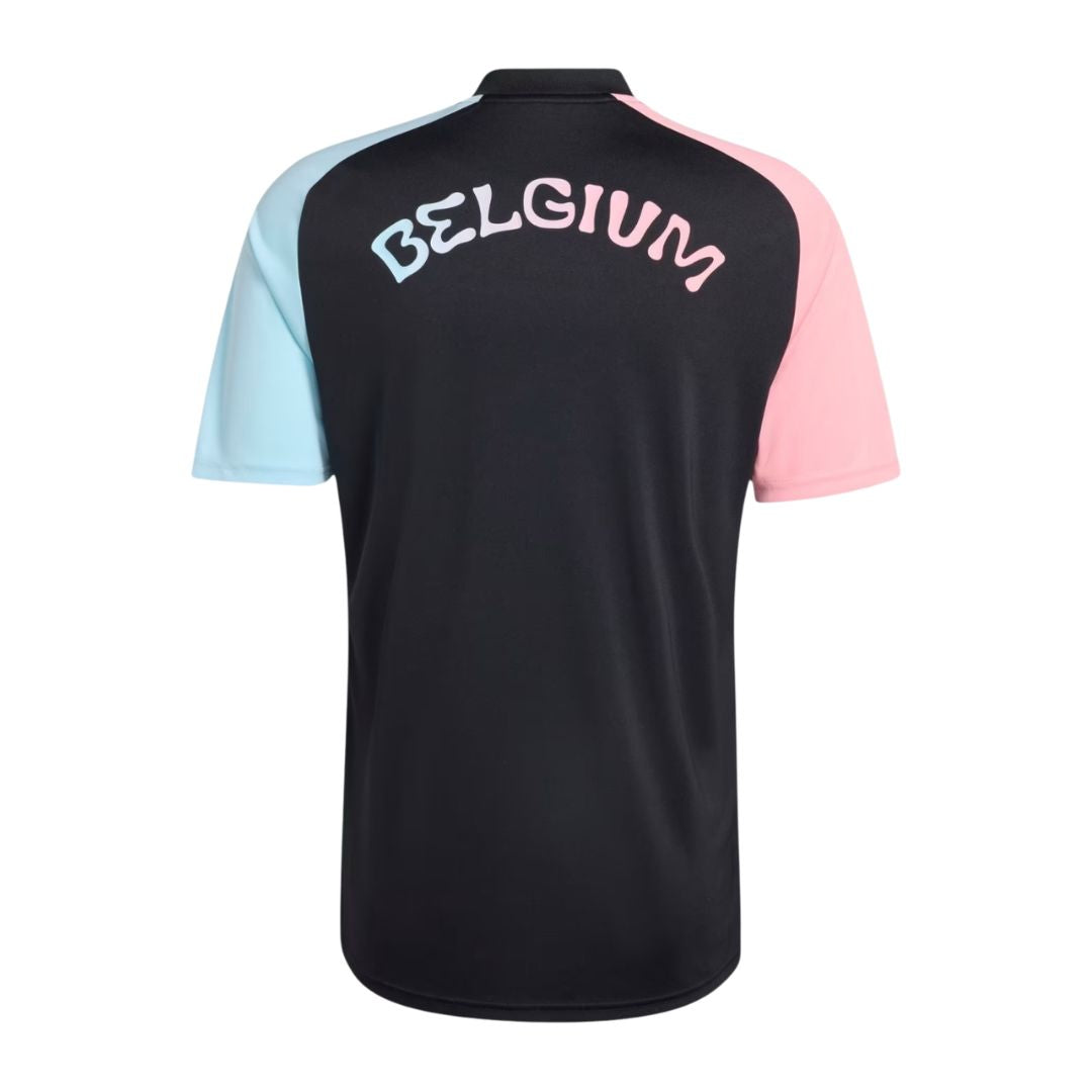 Belgium 2026 pre-match away shirt back with BELGIUM