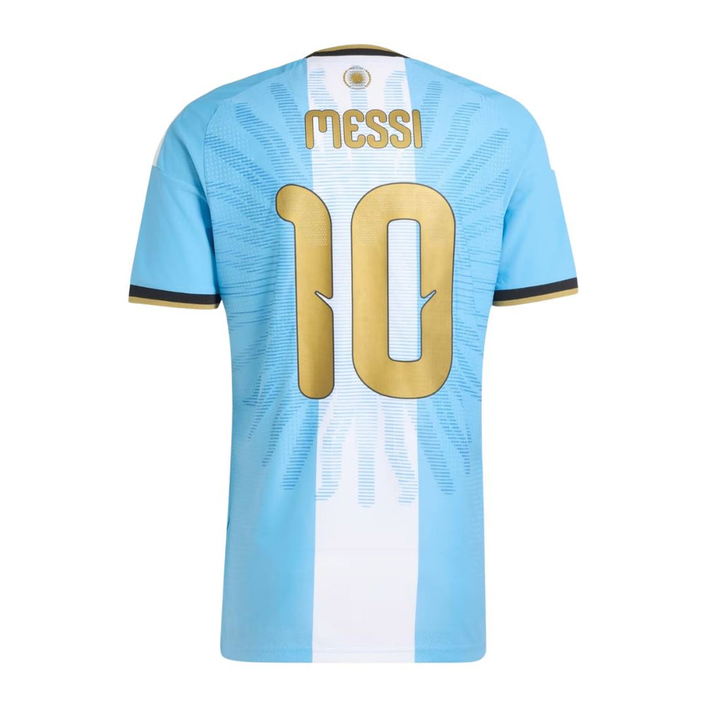 Argentina 2026-27 gold edition shirt back with gold number 10