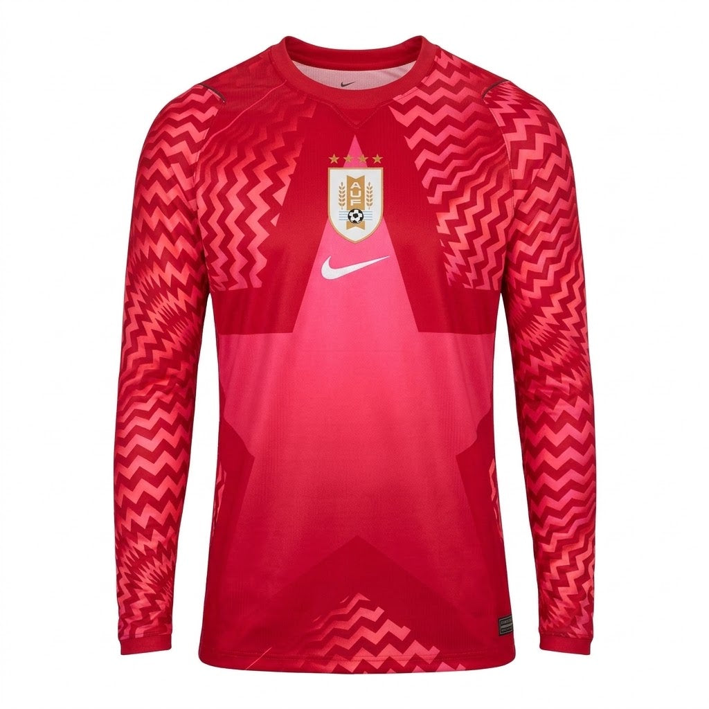 Uruguay 2026 long sleeve goalkeeper shirt front