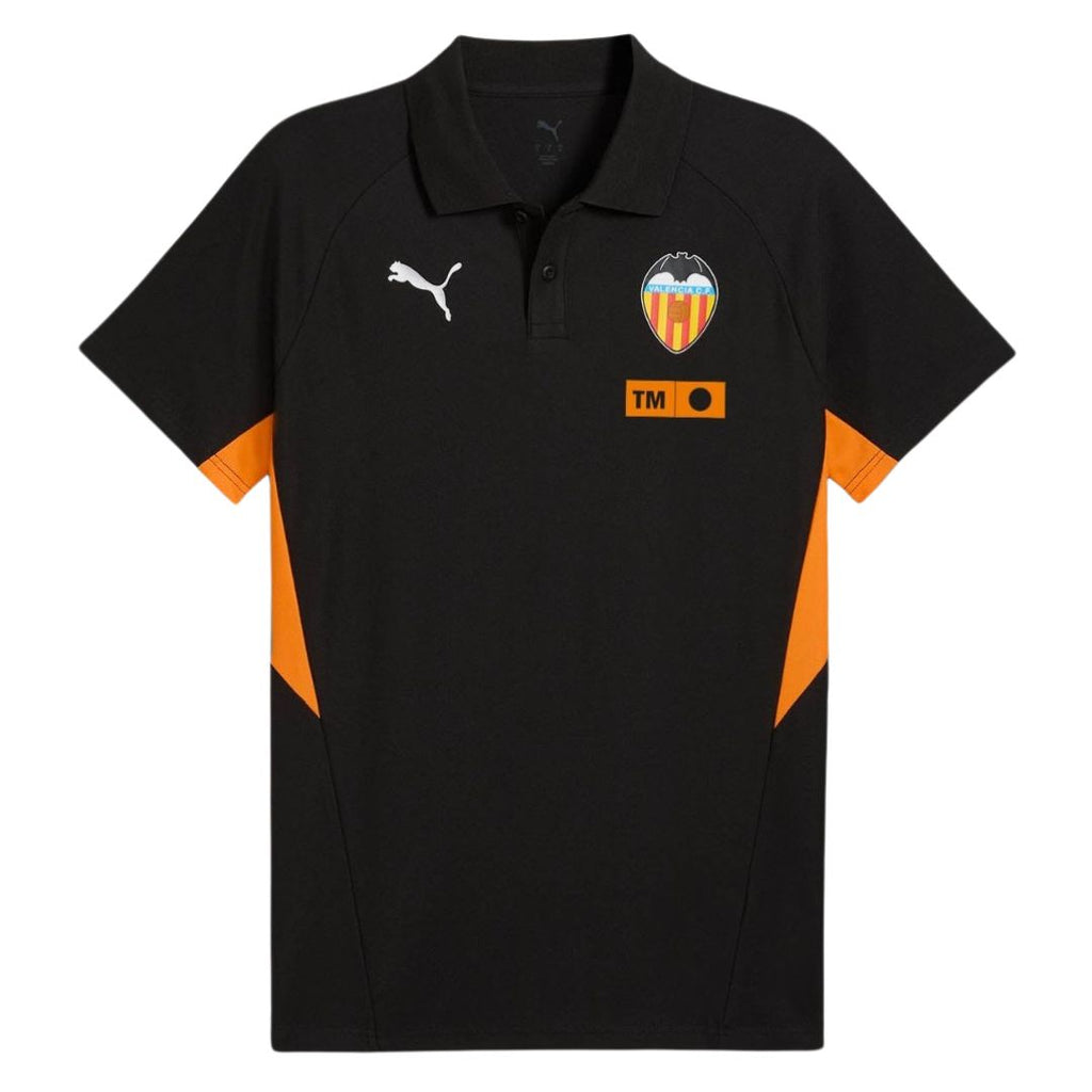 Valencia CF 2025-26 Black Travel Polo Shirt