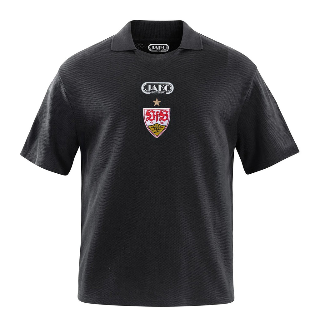 VfB Stuttgart 2026-27 Black Polo Shirt