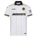 Wolves 2026-27 away shirt front in white with pinstripes