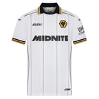 Wolves 2026-27 away shirt front in white with pinstripes
