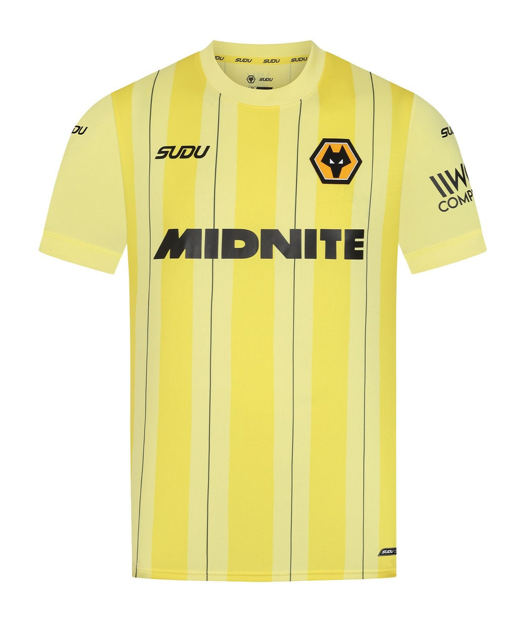 Wolves 2026-27 yellow goalkeeper third shirt front