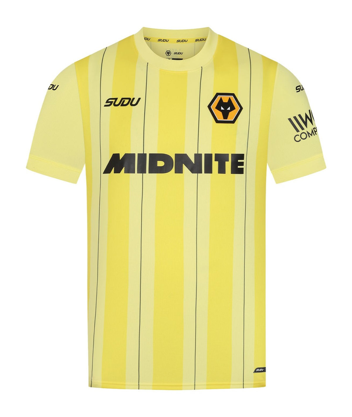 Wolves 2026-27 yellow goalkeeper third shirt front
