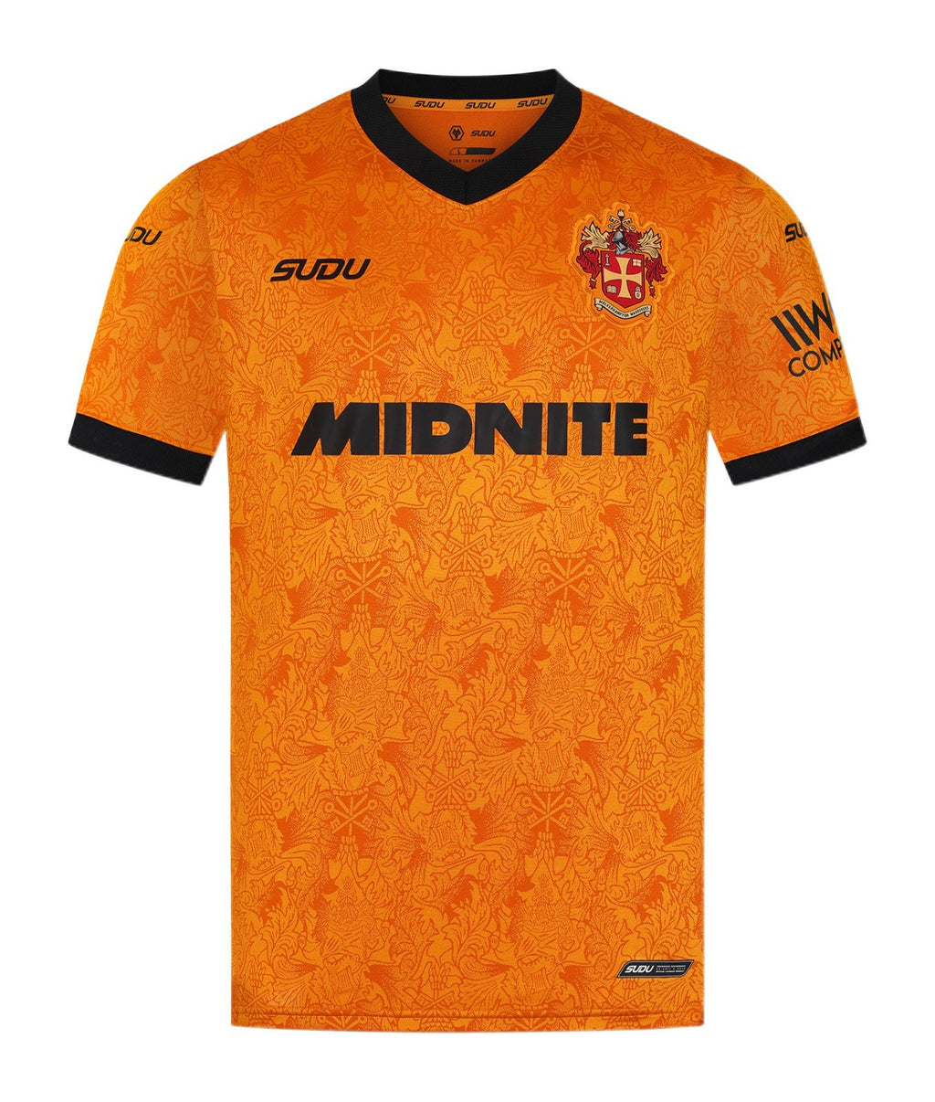 Wolves 2026-27 home shirt front in old gold