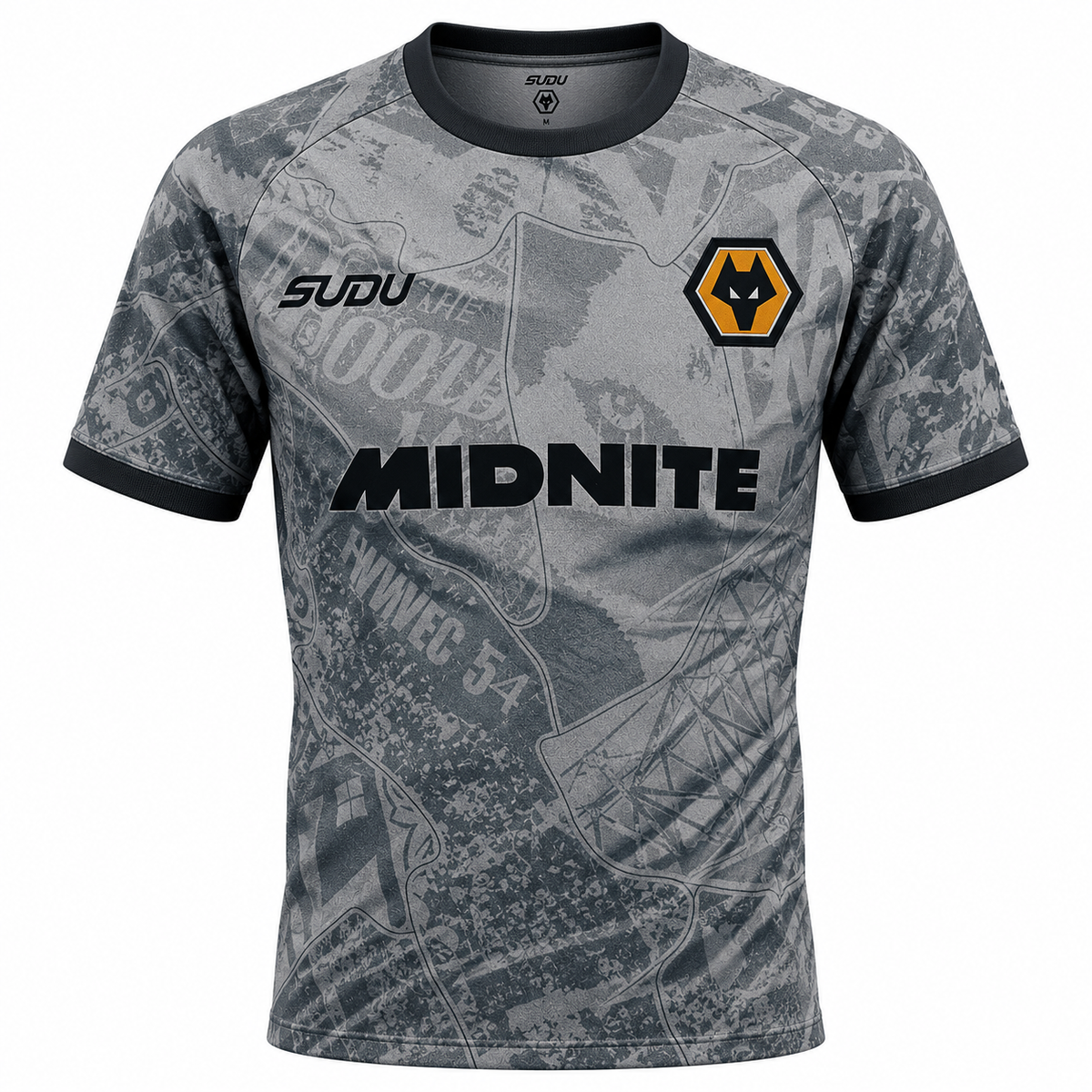 Wolves 2026-27 grey pre-match jersey front