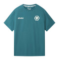 Wolves 2026-27 teal travel jersey front