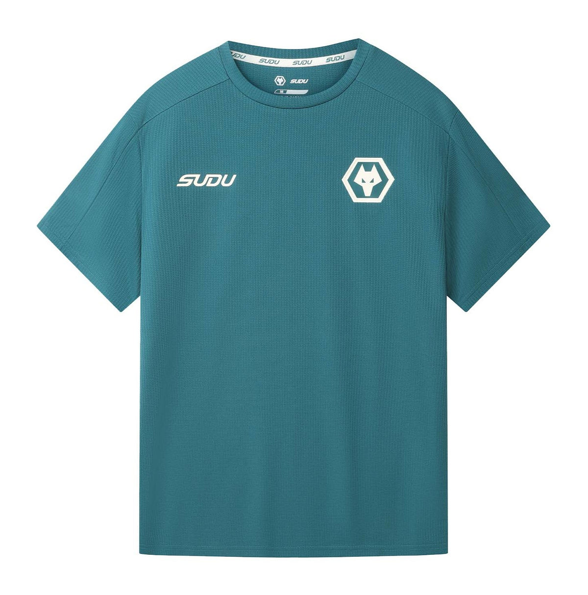 Wolves 2026-27 teal travel jersey front