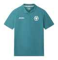Wolves 2026-27 teal travel polo jersey front