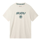 Wolves 2026-27 white travel jersey front with teal logo