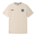 Wolves 2026-27 cream travel shirt front with teal crest