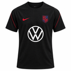 USA 2026 black training shirt front