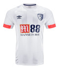 AFC Bournemouth 2018-19 away shirt front in white with navy collar