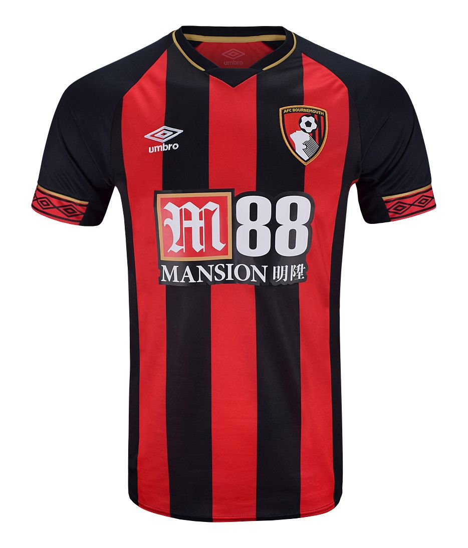 AFC Bournemouth 2018-19 home shirt front with V-neck