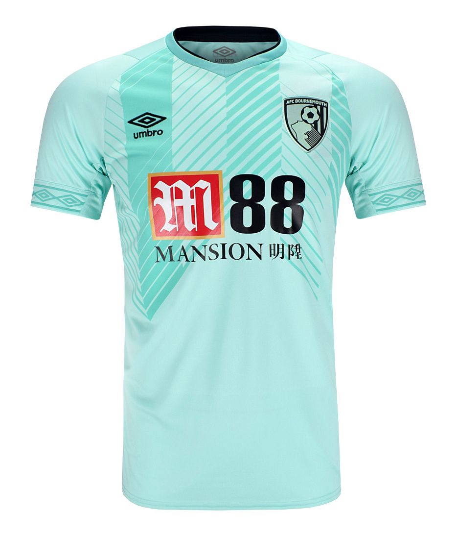 AFC Bournemouth 2018-19 third shirt front in mint green