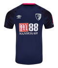 AFC Bournemouth 2019-20 away shirt front in navy with pink trim