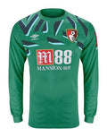 AFC Bournemouth 2019-20 goalkeeper home shirt front in green, long sleeve