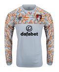 AFC Bournemouth 2022-23 goalkeeper away shirt front in grey, long sleeve