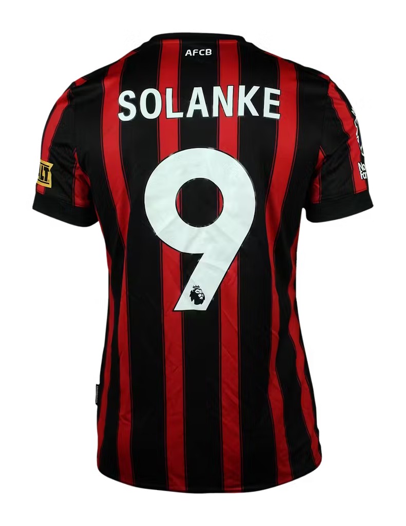 AFC Bournemouth 2023-24 Solanke 9 home shirt back view