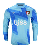 AFC Bournemouth 2024-25 goalkeeper away shirt front in sky blue, long sleeve
