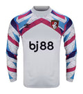 AFC Bournemouth 2024-25 goalkeeper third shirt front in white, long sleeve
