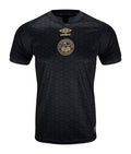 AFC Bournemouth 2024-25 pre-season home shirt front in black with gold crest