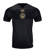 AFC Bournemouth 2024-25 pre-season home shirt front in black with gold crest