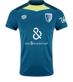 AFC Bournemouth 2024-25 blue training shirt front in teal blue