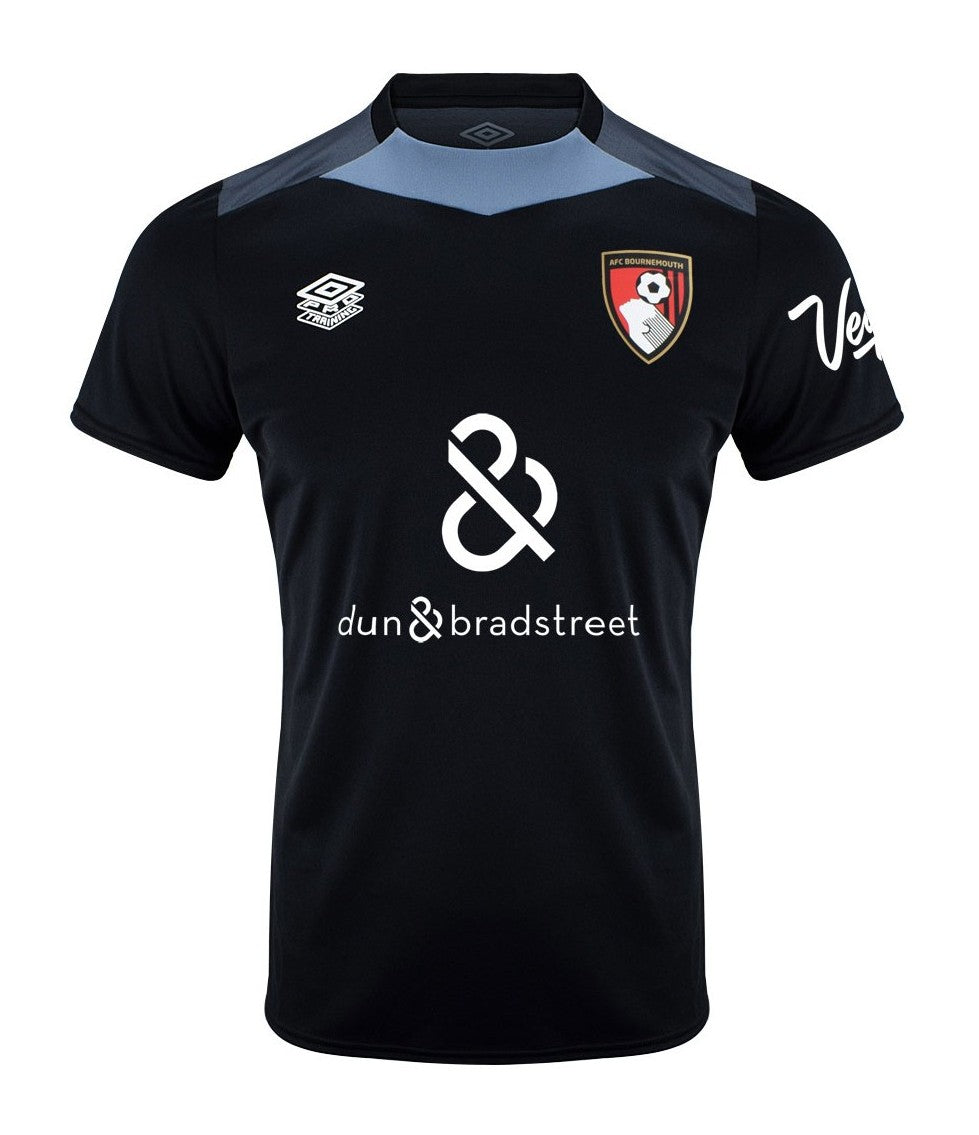 AFC Bournemouth 2024-25 training shirt front in black