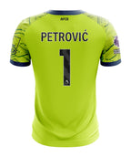 AFC Bournemouth 2025-26 Petrović 1 goalkeeper shirt back view
