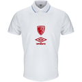 AFC Bournemouth 2025-26 travel polo shirt front white polo